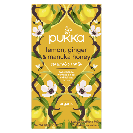 Lemon, Ginger & Manuka Honey Tea - 20 Bag