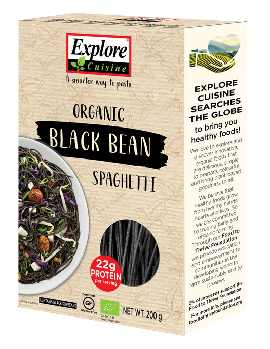 Explore Cuisine Organic Black Bean Spaghetti - 200g