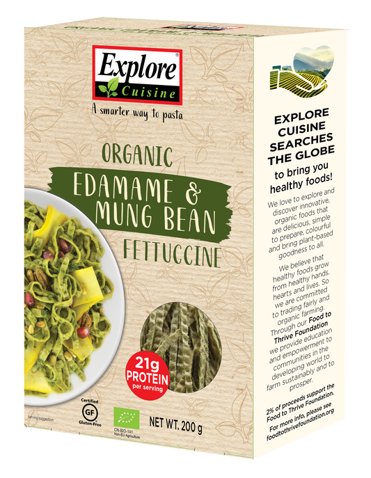 Explore Cuisine Organic Edamame and Mung Bean Fettucine - 200g