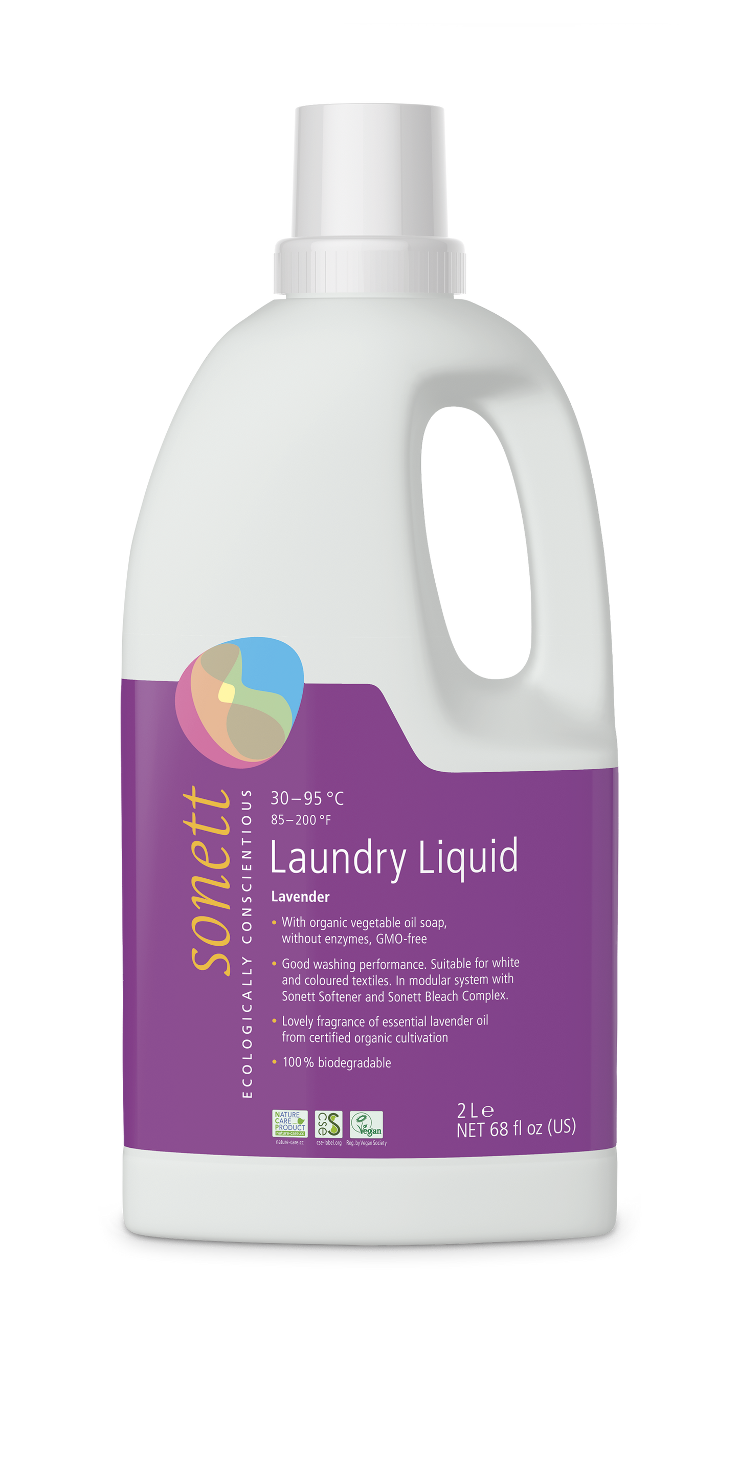 Sonett Laundry Liquid, Lavender - 2 lt