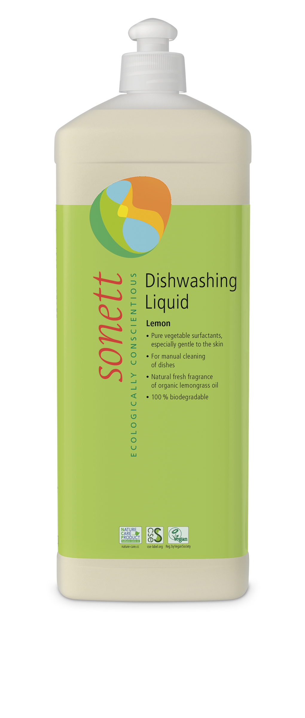 Sonett Dishwashing Liquid, Lemon - 1lt