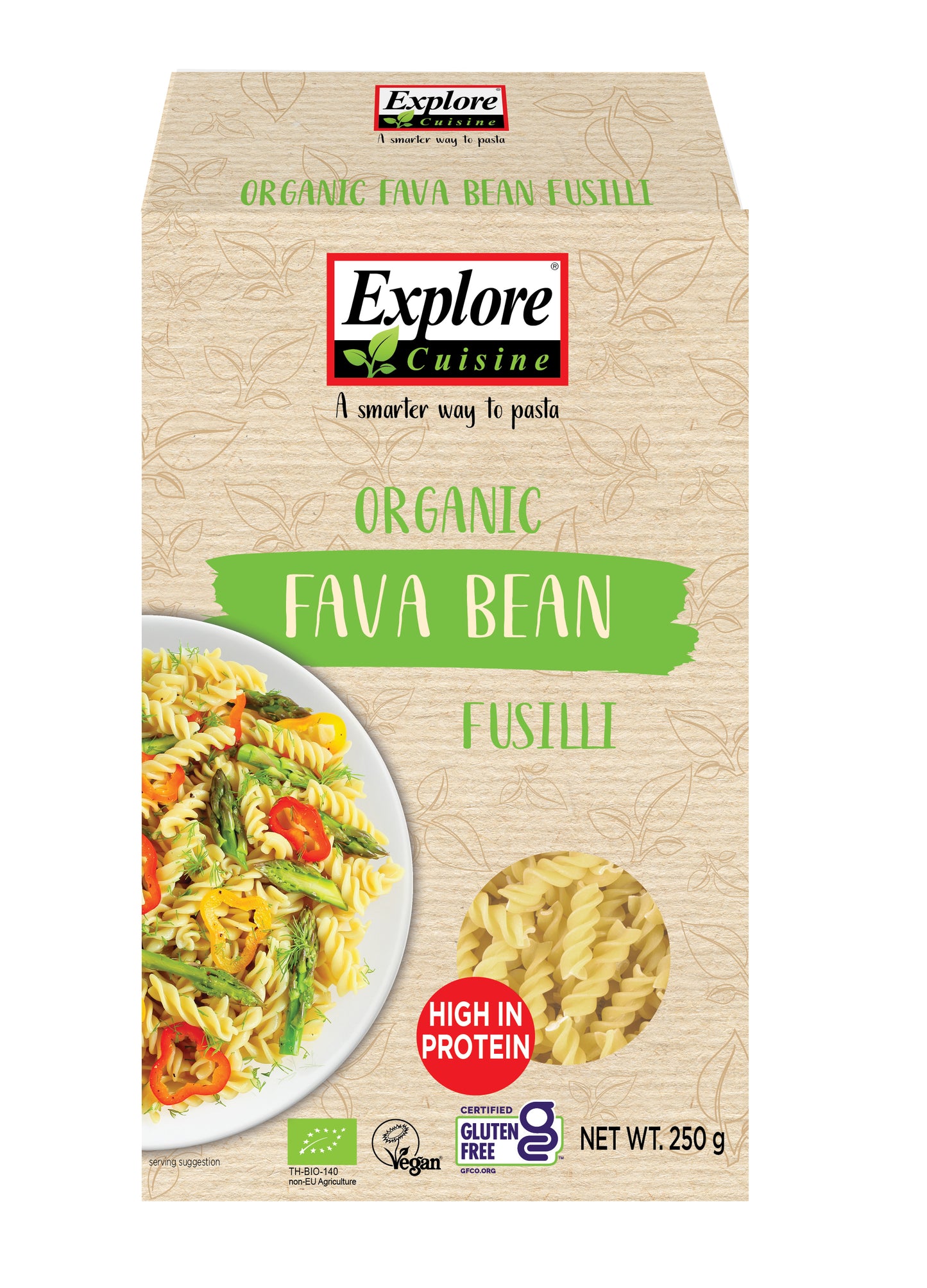 Explore Cuisine Organic Fava Bean Fusilli - 250g