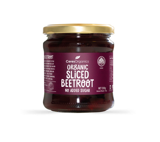 Organic Beetroot, Sliced - 330g