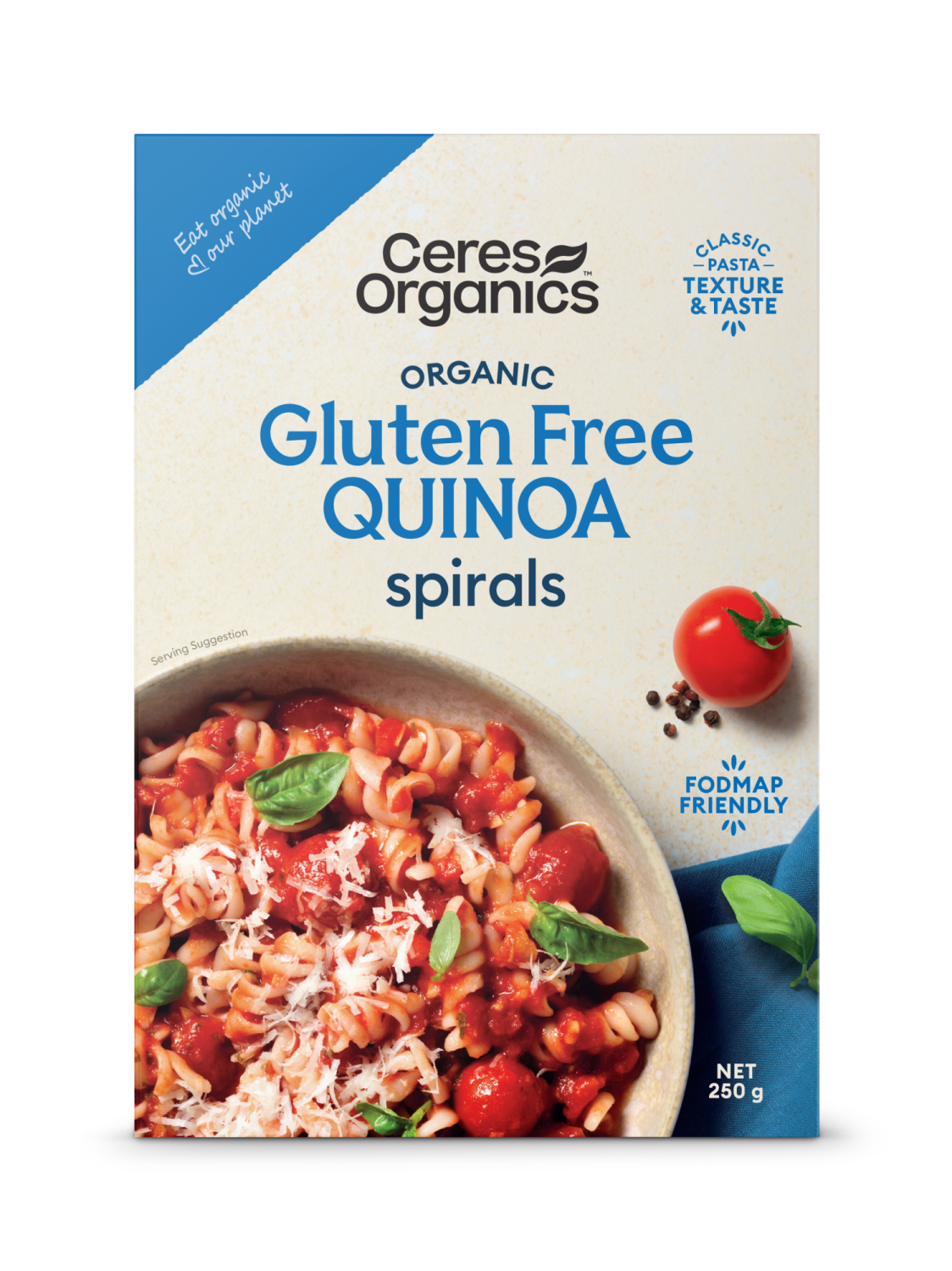 Organic Quinoa Spirals (formerly Fusilli) - 250g