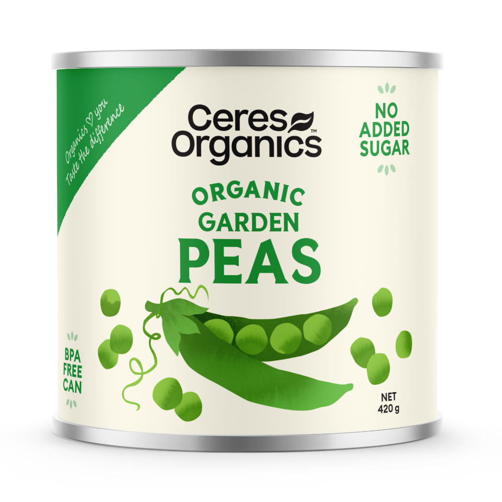 Organic Garden Peas - 420g – Ceres Organics