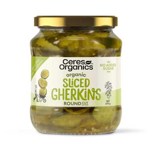 Sliced Gherkins, round-cut - 670g