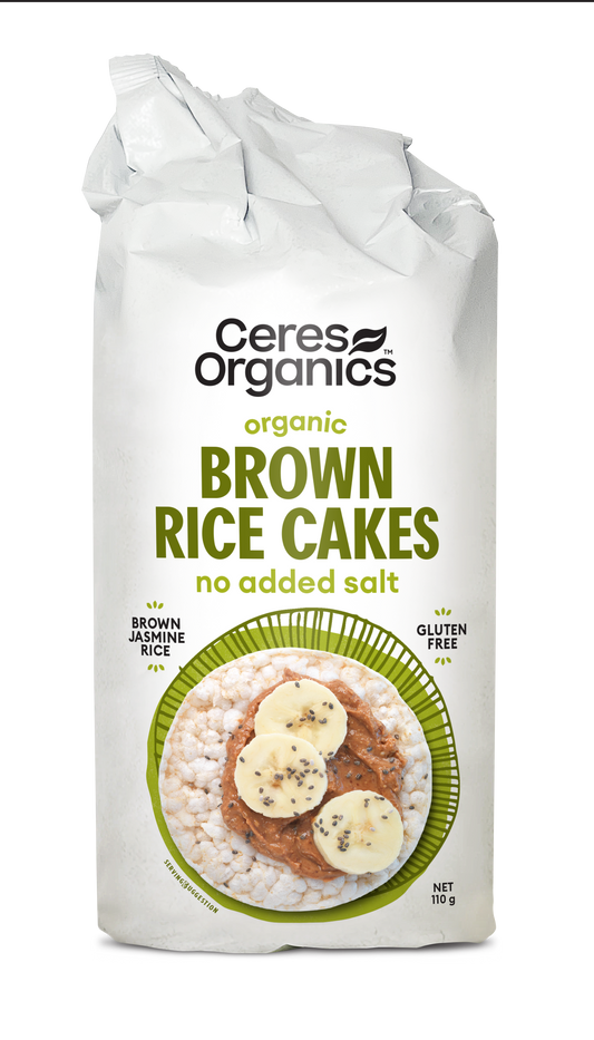 Organic Brown Rice Cakes, No Added Salt - 110g