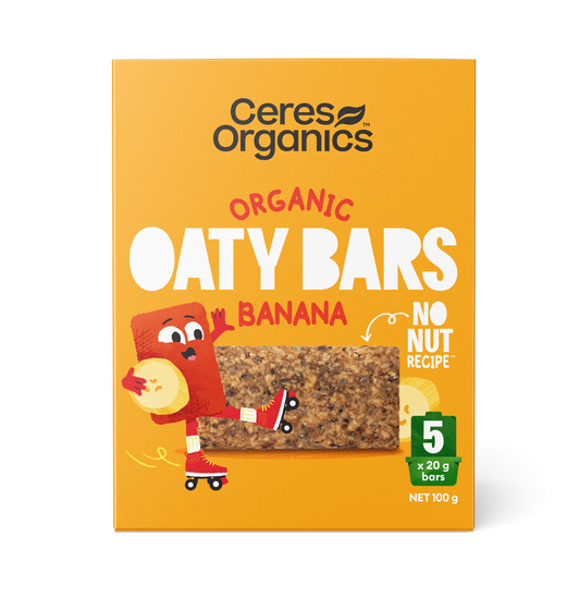 Organic Oaty Bars, Banana - 100 g