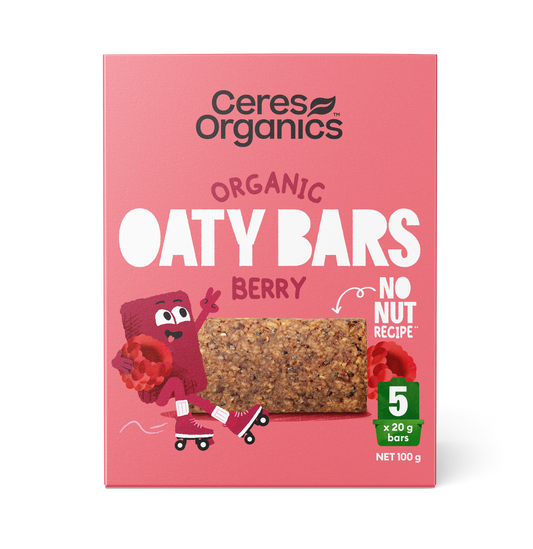 Organic Oaty Bars, Berry - 100 g