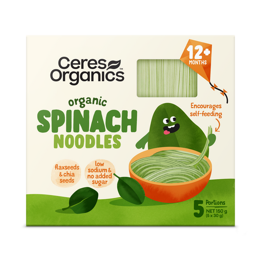 Organic Baby Vegetable Noodles, Spinach - 150 g