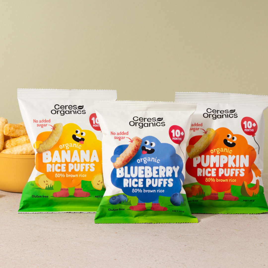 Organic Baby Rice Puffs, 12-Pack Bundle