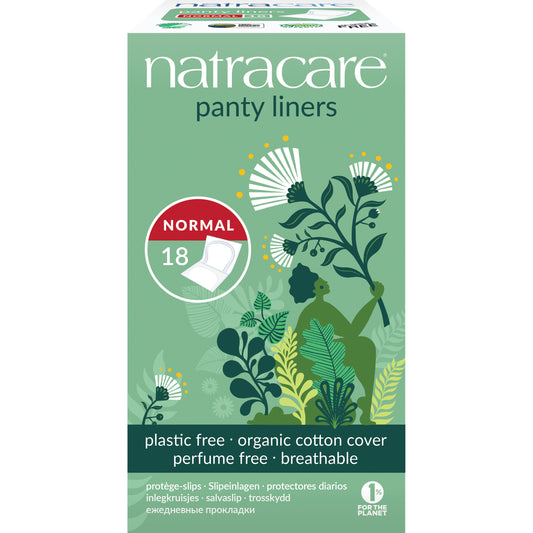 Natracare Normal Panty Liners Purse Pack 18s - 18pk