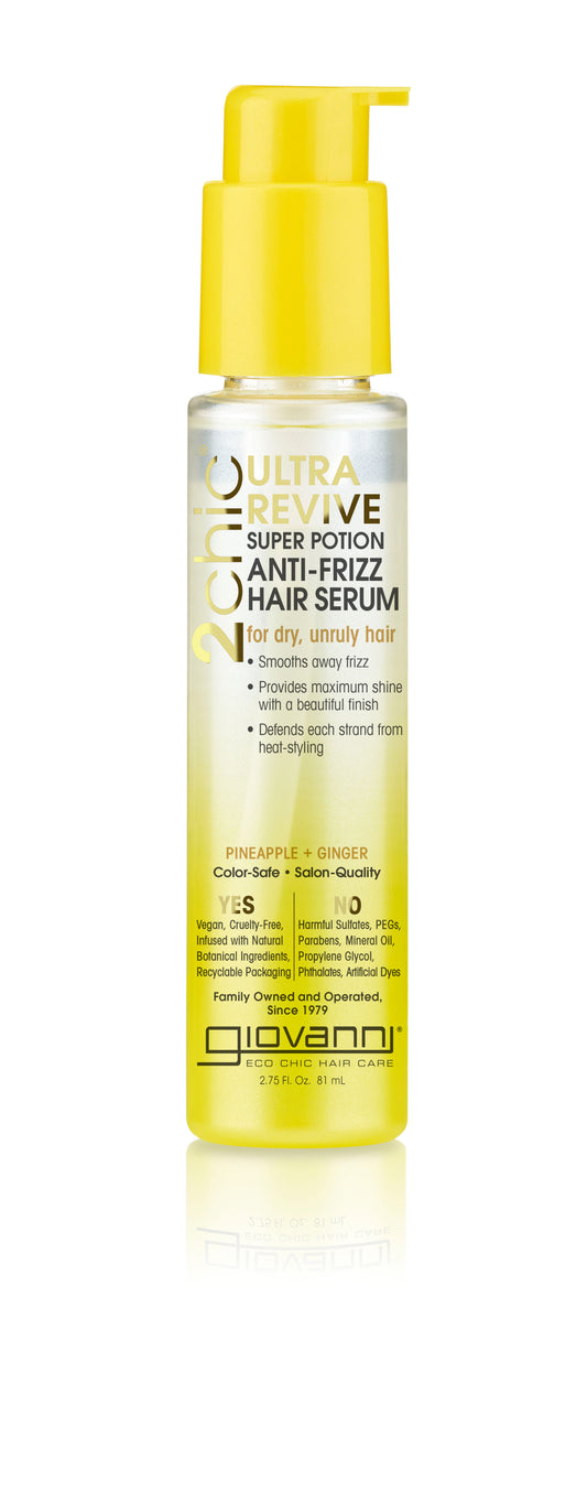 Giovanni 2Chic Ultra-Revive Super Potion Anti-Frizz Hair Serum - 81ml