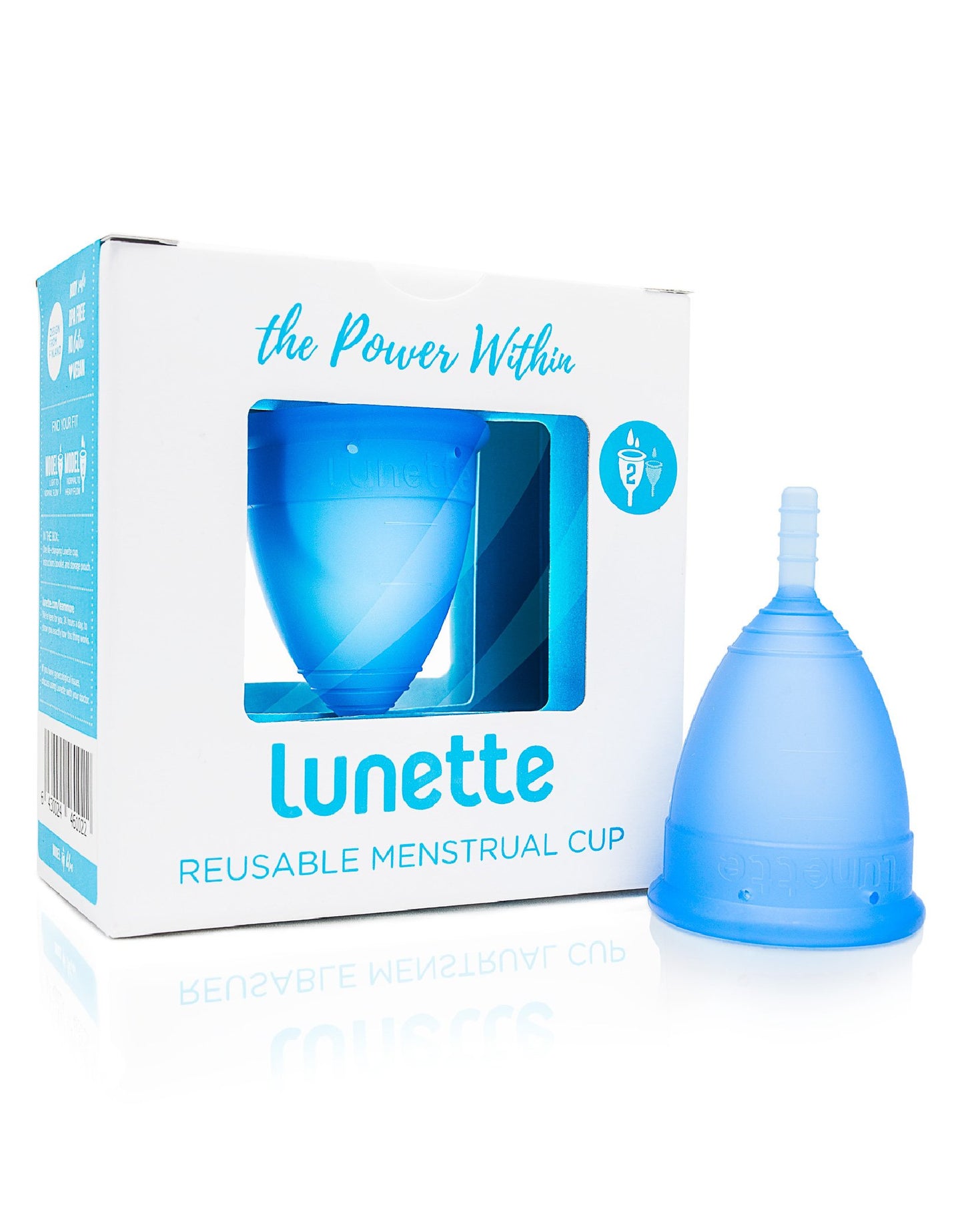Lunette Menstrual Cup Aqua Blue Model 2 - Each