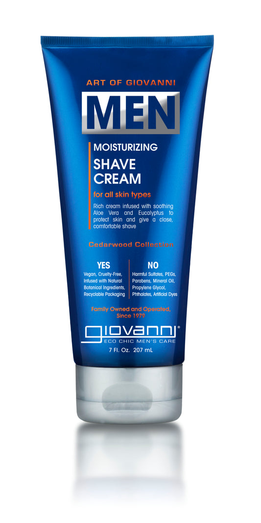 MENS Moisturizing Shave Cream 207ml - 207ml