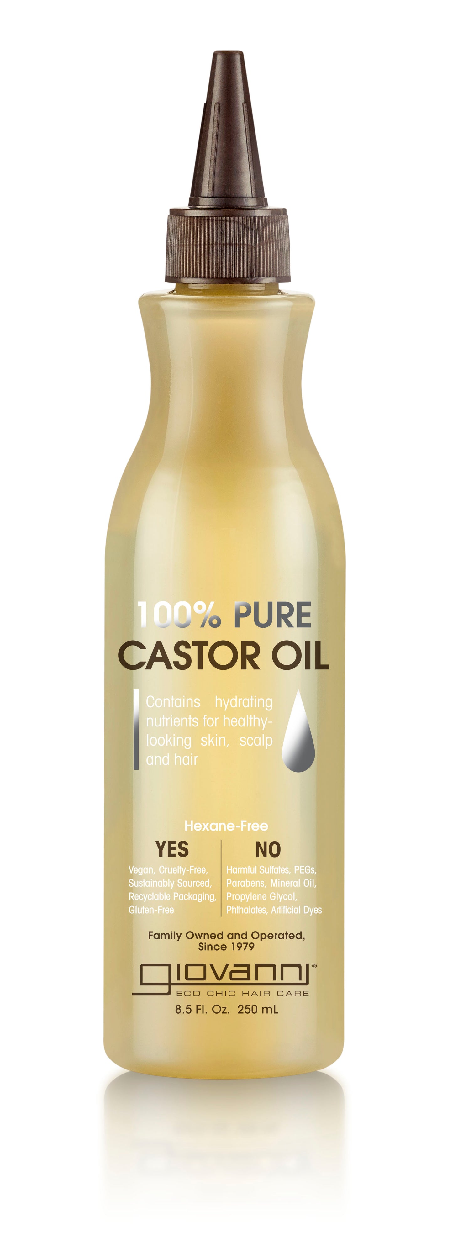 Giovanni 100% Pure Castor Oil 250ml - 250ml