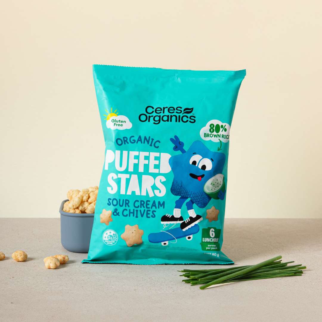 Puffed Stars Organic Kids Puffed Stars, 3-Pack Bundle – Ceres Organics