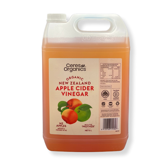 Vinegar Apple Cider Unpasteurised Organic - 5L