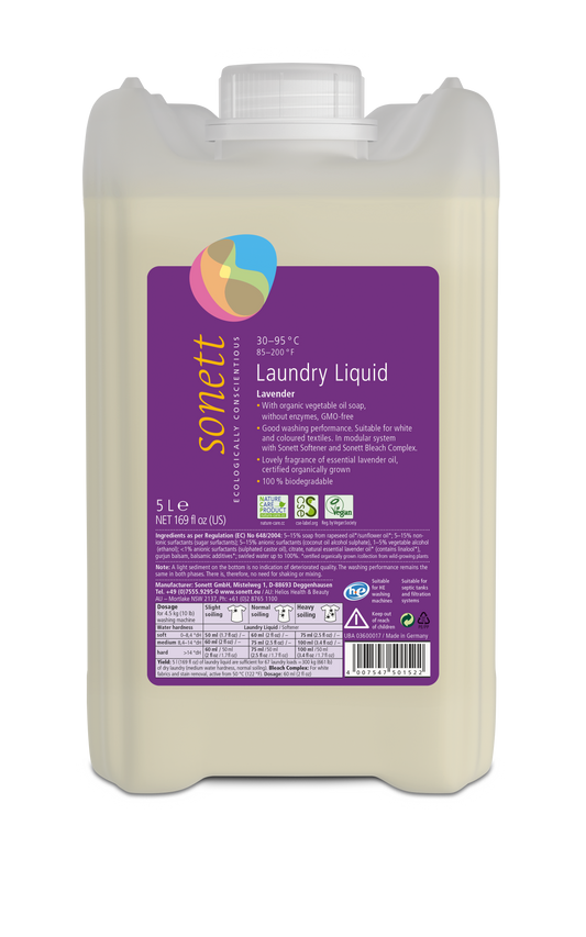 Sonett Laundry Liquid, Lavender - 5lt