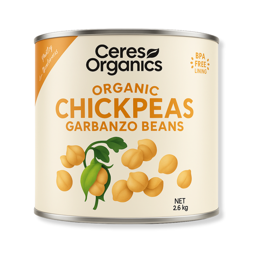 Chickpeas In Water Canned Organic - 2.6kg