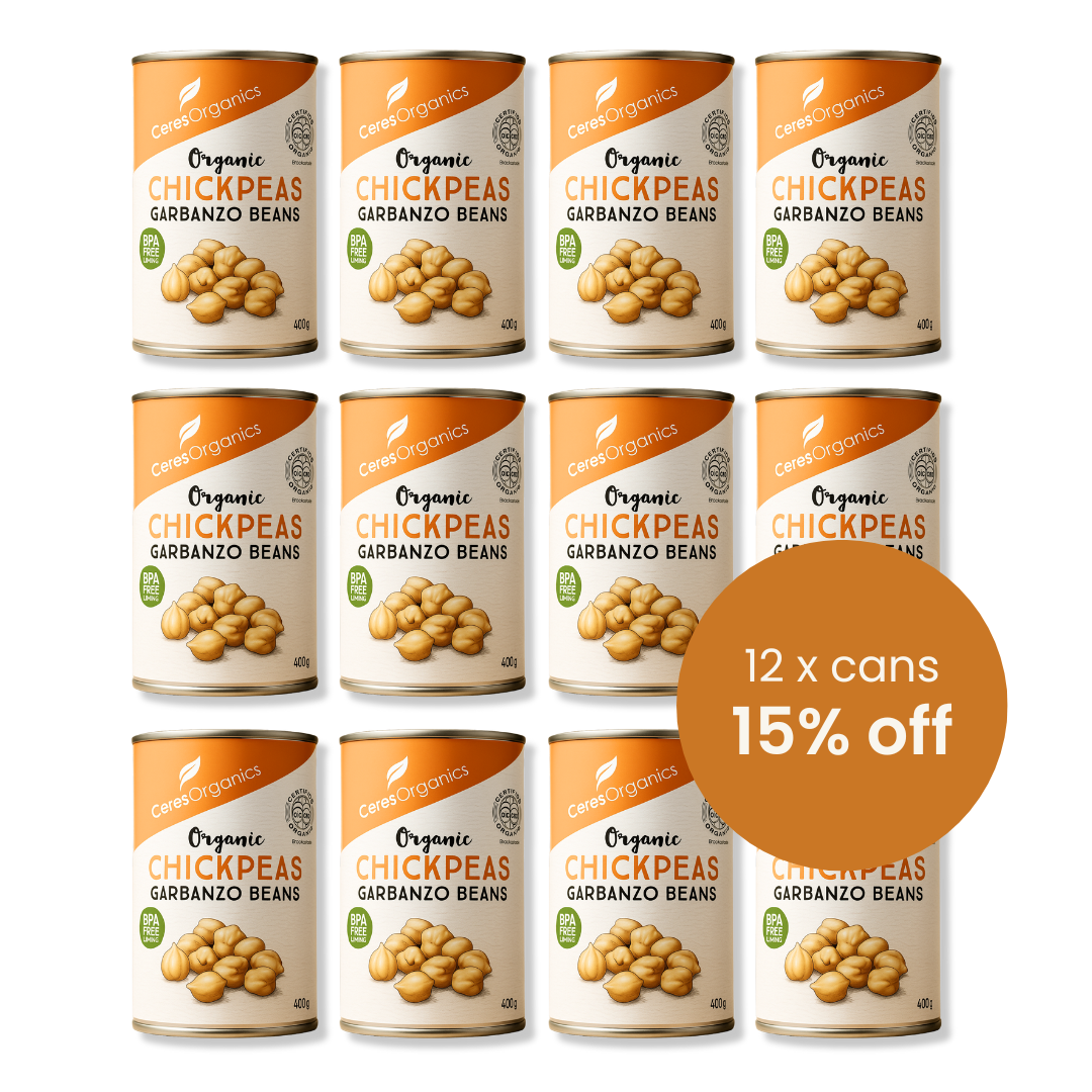 Organic Chickpeas / Garbanzo Beans -  CASE 12x 400g