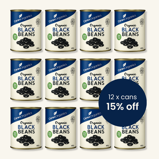 Organic Black Beans - CASE x 12 400g