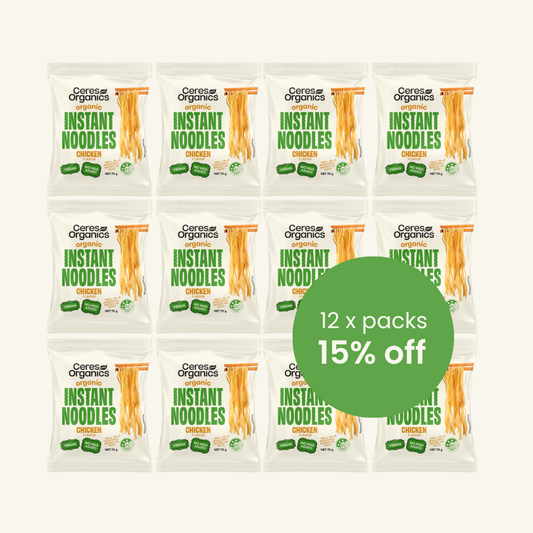 Organic Instant Noodles, Chicken Flavour - CASE 12 x 70g